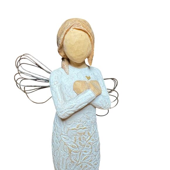 Willow Tree Remembrance Figure Angel Sculpted Hand-Painted Susan Lordi Wings - Picture 3 of 8